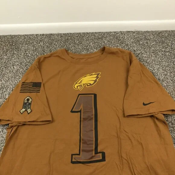 Philadelphia Eagles Jalen Hurts Shirt Jersey Nike Salute to Service Mens 2XL - Picture 2 of 9